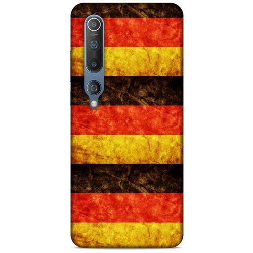 Xiaomi Mi 10 Kılıf Almanya (8) Baskılı Kılıf Alman Bayrağı