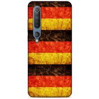 Xiaomi Mi 10 Kılıf Almanya (8) Baskılı Kılıf Alman Bayrağı