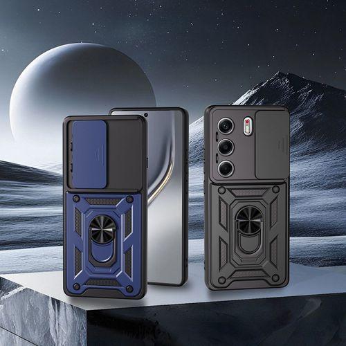 Tecno Camon 40 Pro Kılıf Magnetik Standlı Kamera Korumalı Zore Sürgülü Vega Kapak