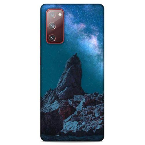 Lopard Samsung Galaxy S20 Fe Uyumlu Kılıf Gece'S (7) Telefon Kılıfı Açık Mavi