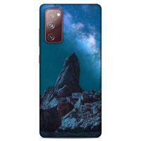 Lopard Samsung Galaxy S20 Fe Uyumlu Kılıf Gece'S (7) Telefon Kılıfı Açık Mavi