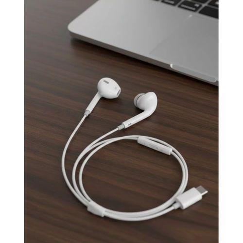 Type C Uyumlu Mikrofonlu Kulak İçi Kulaklık Konforlu Tasarım