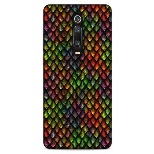Xiaomi Mi 9T Kılıf Dragons (6) Silikon Kılıf Ejderha Skin Çok Renkli