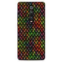 Xiaomi Mi 9T Kılıf Dragons (6) Silikon Kılıf Ejderha Skin Çok Renkli