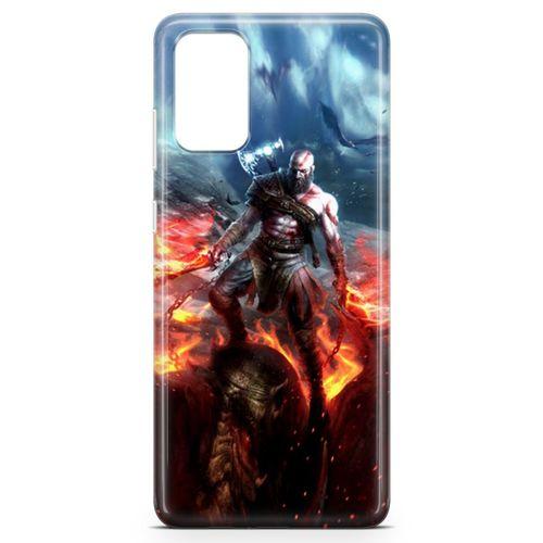 Samsung Galaxy S20 Plus Kılıf God Of War Arka Kapak Koruma Desenli Full Koruyucu