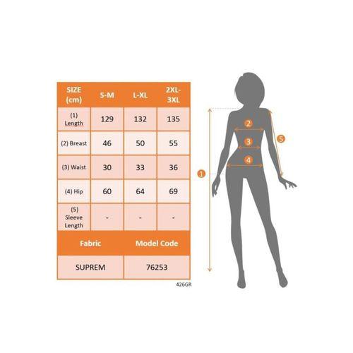 Kadın Ip Askılı Yuvarlak Yakalı Arkası V Yakalı Yırtmaçlı Uzun Leopar Desenli Süprem Elbise