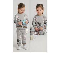 2-3-4-5 Yaş Ceylan Baskılı Penye Çocuk Takımı