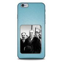 Apple Iphone 6 Plus Kılıf Atatürk (34) Slim Armor Kılıf Açık Mavi