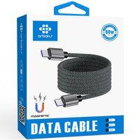 Manyetik Type-C to Type-C 60W Hızlı Şarj Kablosu – Örgülü, Güçlü Mıknatıslı, Dayanıklı Tasarım Arbaks ARB-126