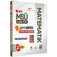 2026 MSÜ Matematiğin Kara Kutusu 2 Cilt PROBLEMLER Çıkmış Soru Bankası Konu Özetli Dijital Çözümlü