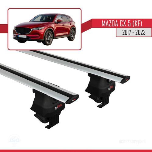 Mazda Cx-5 (KF) 2017 ve Sonrası ile uyumlu ACE-4 Ara Atkı Tavan Barı GRİ