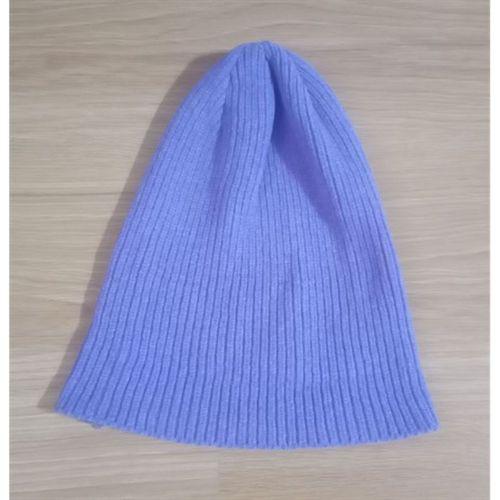 Unısex Kışlık Pamuklu Bere,Şapka  Eflatun  28X24Cm