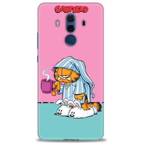 Huawei Mate 10 Pro Kılıf HD Baskılı Kılıf - Garfield + Tam Ekran Koruyucu