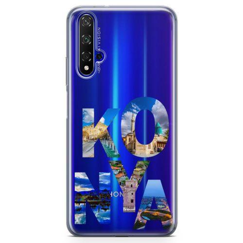 Huawei Nova 5t Kılıf Konya Gezi Arka Kapak Koruma Desenli Full Koruyucu