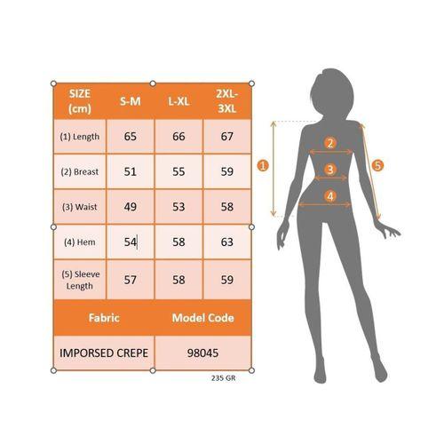 Kadın Uzun Kollu Asimetrik Yakalı Dantelli Ithal Krep Bluz