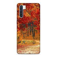 Oppo A91 Kılıf Sonbahar Yapraklari Arka Kapak Silikon Koruma Full Koruyucu