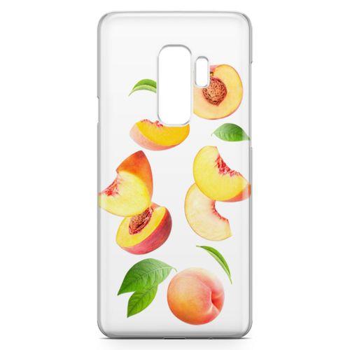 Samsung Galaxy S9 Plus Kılıf Şeftali Suyu Arka Kapak Koruma Desenli Full Koruyucu
