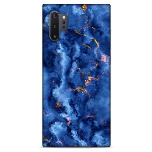 Samsung Galaxy Note 10 Plus Uyumlu Kılıf Mavi Delisi (7) Telefon Kılıfı Mermer