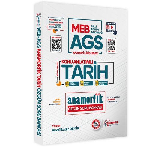MEB-AGS Anamorfik TARİH Konu Anlatımlı Video Çözümlü Güncel Soru Bankası (Yazar Abdulkadir DEMİR)