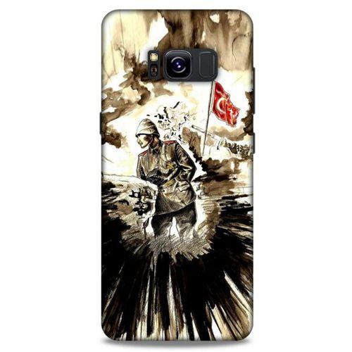 Samsung Galaxy S8 Kılıf Atatürk (46) Core Armor Kılıf Karışık