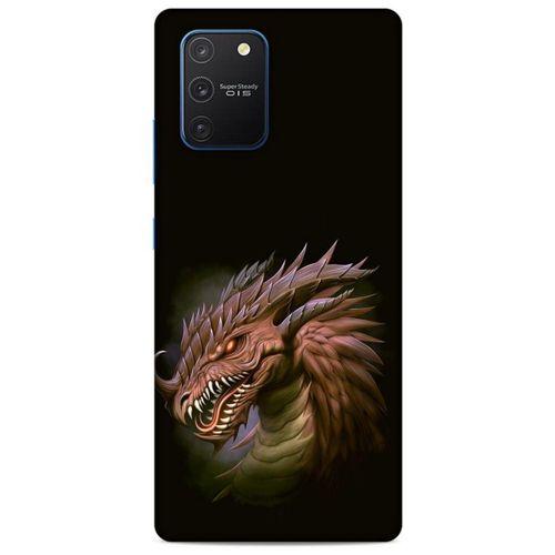 Samsung Galaxy S10 Lite Kılıf Dragons (18) Telefon Kılıfları Kahverengi Ejderha