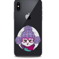 Zoologix (90) Apple Iphone X Şeffaf Kılıf Silikon Desenli