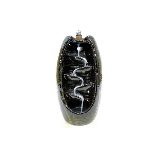 Seramik Yaprak Desen Geri Akışlı Tütsülük