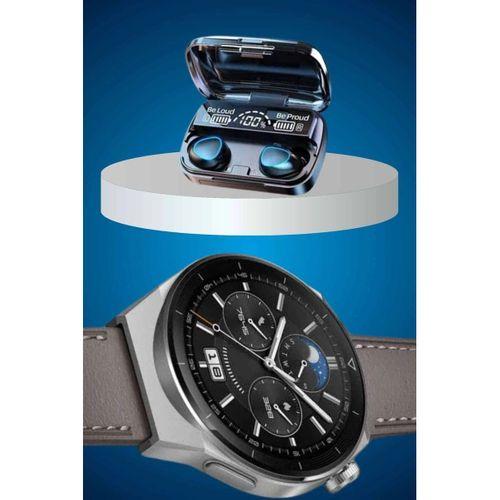 İkili Set Akıllı Saat Ve Bluetooth Kulaklık Kablosuz Uzun Pil Ömrü Spor Modları