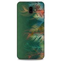 Samsung Galaxy J6 Plus Kılıf Desenli Özel Seri Tüyler (31) TPU Kılıf