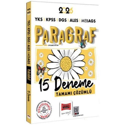 2026 YKS KPSS DGS ALES MEB AGS Papatya Serisi Paragraf Tamamı Çözümlü 15 Deneme Yargı Yayınları