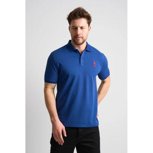 Polo Yaka Düğme Detaylı T-shirt