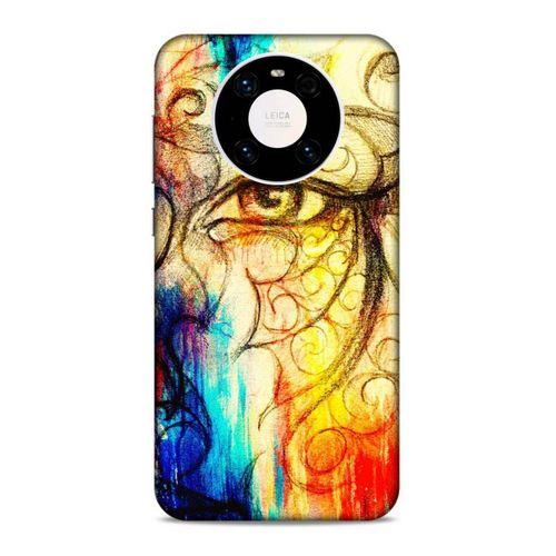 Lopard Huawei Mate 40 Pro Uyumlu Kılıf Manipülasyon ☻ (33) Hybrid Kılıf Baskılı