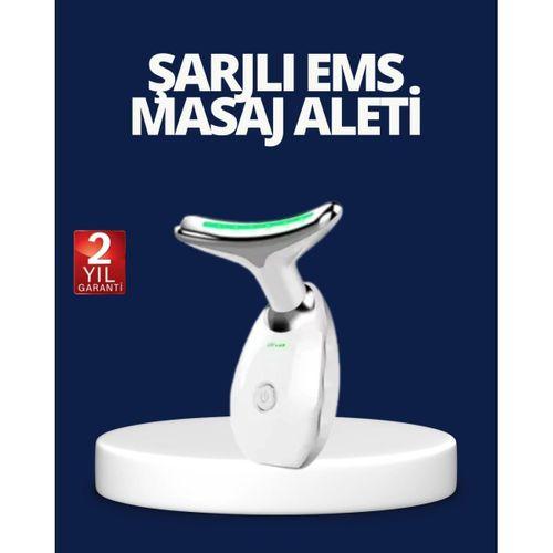 Yüz Ve Boyun Sıkılaştırıcı Cilt Bakım Cihazı | Ems Mikro Akım & Kırışıklık Giderici