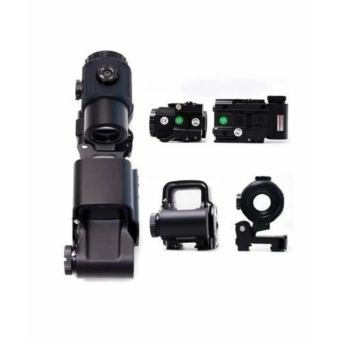 558-g43 Xps2 Hedef İşaretleyici Red Dot - Holografik Nişangâh, 5x Büyütmeli Set-siyah