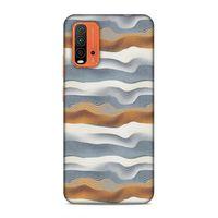 Xiaomi Redmi 9T Uyumlu Kılıf Romans (14) Lansman Kılıf Beyaz Gri