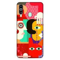Lopard Samsung Galaxy M40 Uyumlu Kılıf Soyut Sanat (15) Baskılı Antişok Kılıf