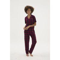 Kocabey Kkt-26158k Kadın Apaj Yaka Düğmeli Pijama Takımı