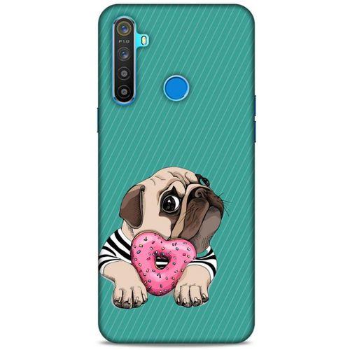 Animax Donutcu Pug Oppo Realme 5i Kılıf Desenli Silikon