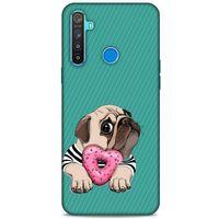 Animax Donutcu Pug Oppo Realme 5i Kılıf Desenli Silikon