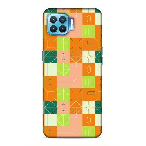 Oppo Reno 4 Lite Uyumlu Kılıf Insomnia (48) Bumper Kılıf Fıstık Yeşili Turuncu