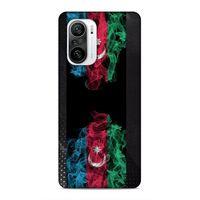 Xiaomi Redmi K40 Uyumlu Kılıf Azarbaijan (5) Koruma Kabı Azeri Bayrak İllustre