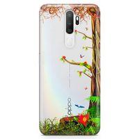 Oppo A9 2020 Kılıf Paranormal Bahar Arka Kapak Koruma Desenli Full Koruyucu