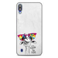 Animax Çılgın Zürafa Samsung Galaxy M10 Kılıf Desenli Silikon