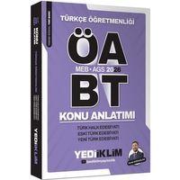2026 MEB AGS ÖABT Türkçe Öğretmenliği Türk Halk Edebiyatı Eski ve Yeni Türk Edebiyatı Konu Anlatımlı Yediiklim