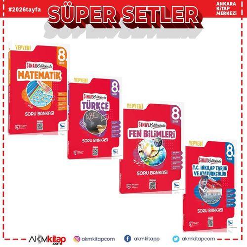 Sınav Yayınları 8. Sınıf Sınav Kalitesinde Soru Bankası Seti 4 Kitap