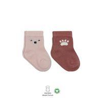 Bistyle Bistyle Bear Penye Soket Çorap 2'Li BS10116 Pembe