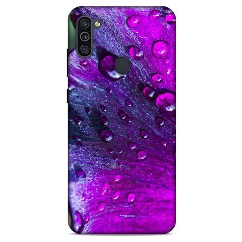 Samsung Galaxy M11 Uyumlu Kılıf Mor Delisi (34) Slim Armor Kılıf Damlacık