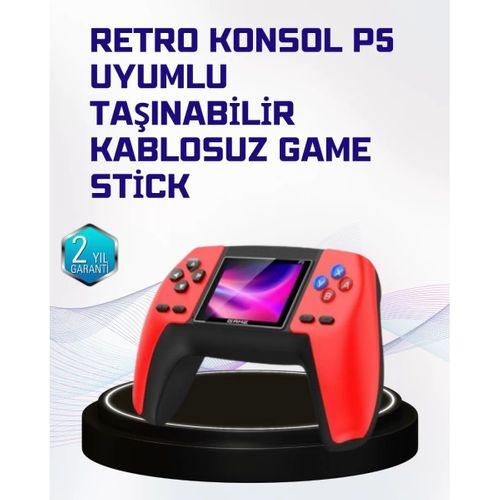 P5 Retro Oyun Konsolu | Ergonomik Tasarım, Taşınabilir