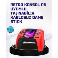 P5 Retro Oyun Konsolu | Ergonomik Tasarım, Taşınabilir