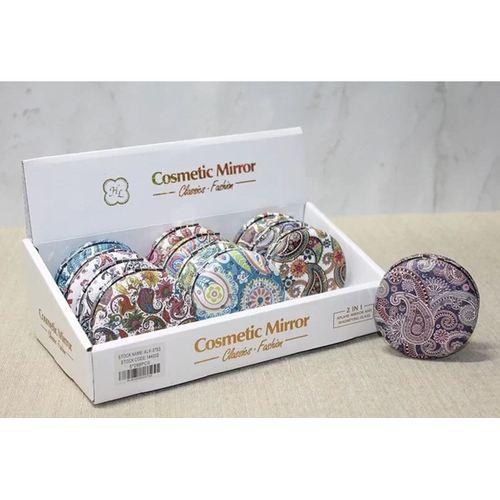 Taşlı Yuvarlak El Aynası Kalın Alk3753